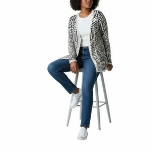 Belldini Blue and White Double Zipper Women’s Size XL